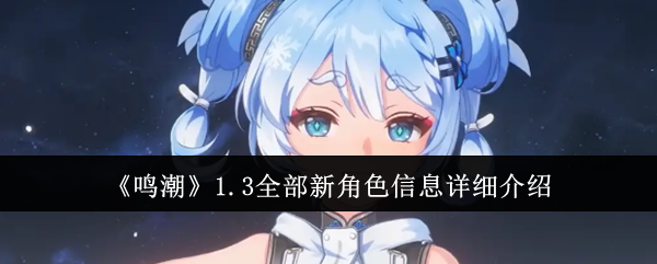 鸣潮1.3全部新角色信息详细介绍 任务系统珍贵道具获取指南