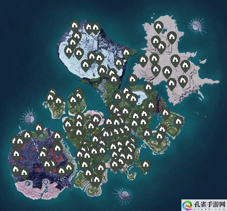 幻兽帕鲁地下城位置分布图一览 幻兽帕鲁地下城在哪