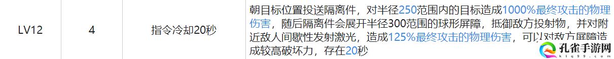白荆回廊北洛技能有哪些2