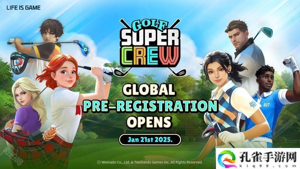 《PangYa》核心成员打造休闲高尔夫游戏《Golf Super Crew》全球事前预约开启