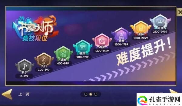 节奏大师段位有哪些2