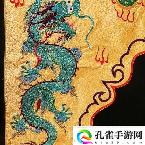 佛帐潮绣凸浮双龙耳帐：传统工艺的精湛之作