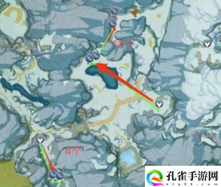 原神4.1星银矿石采集路线在哪里,原神星银矿石采集路线位置图文介绍