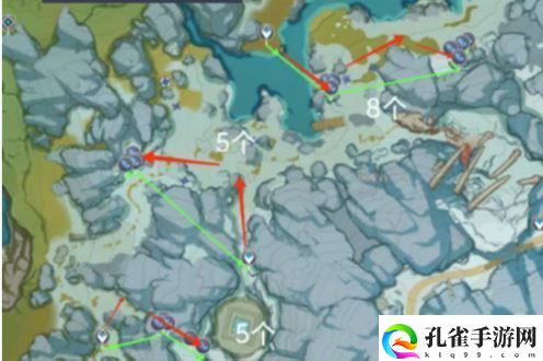 原神4.1星银矿石采集路线在哪里,原神星银矿石采集路线位置图文介绍