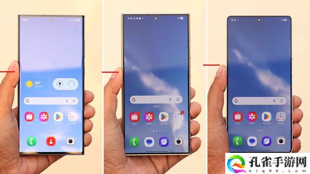光影交锋实测：三星 3 代旗舰屏幕抗反射效果对比，Galaxy S25 Ultra 手机持续进化