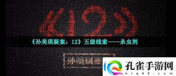 孙美琪疑案12五级线索杀虫剂在哪