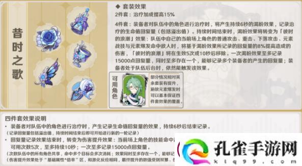 原神希格雯圣遗物推荐