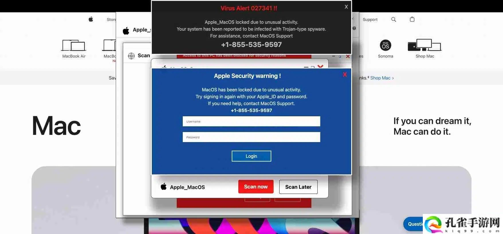 LayerX 报告钓鱼攻击“变形记”：从 Win10 / Win11 逐渐转向苹果 macOS