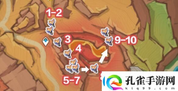 原神云岩裂叶哪里多