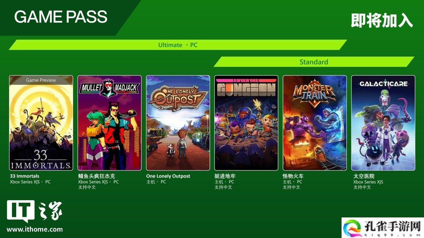游戏《蝙蝠侠：阿卡姆骑士》《怪物圣所》《TUNIC》将加入微软 Xbox Game Pass Core