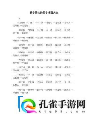 一个四一个大是什么成语