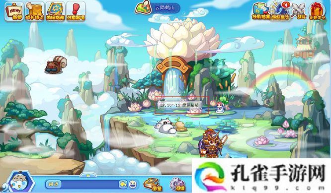 洛克王国云隐鹤山有哪些宠物-云隐鹤山宠物一览