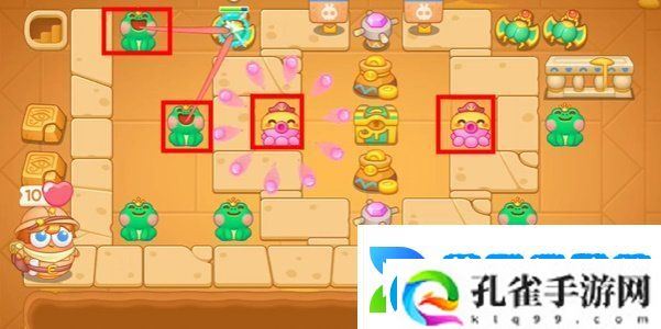 保卫萝卜4法老归来第110关怎么过