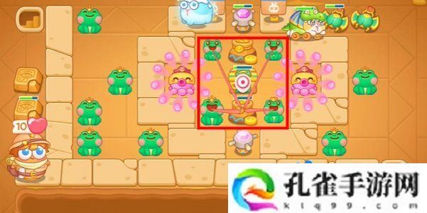 保卫萝卜4法老归来第110关怎么过-法老归来第110关通关攻略