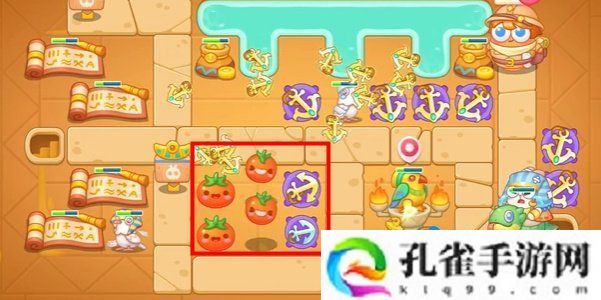 保卫萝卜4法老归来第111关怎么过-法老归来第111关通关攻略