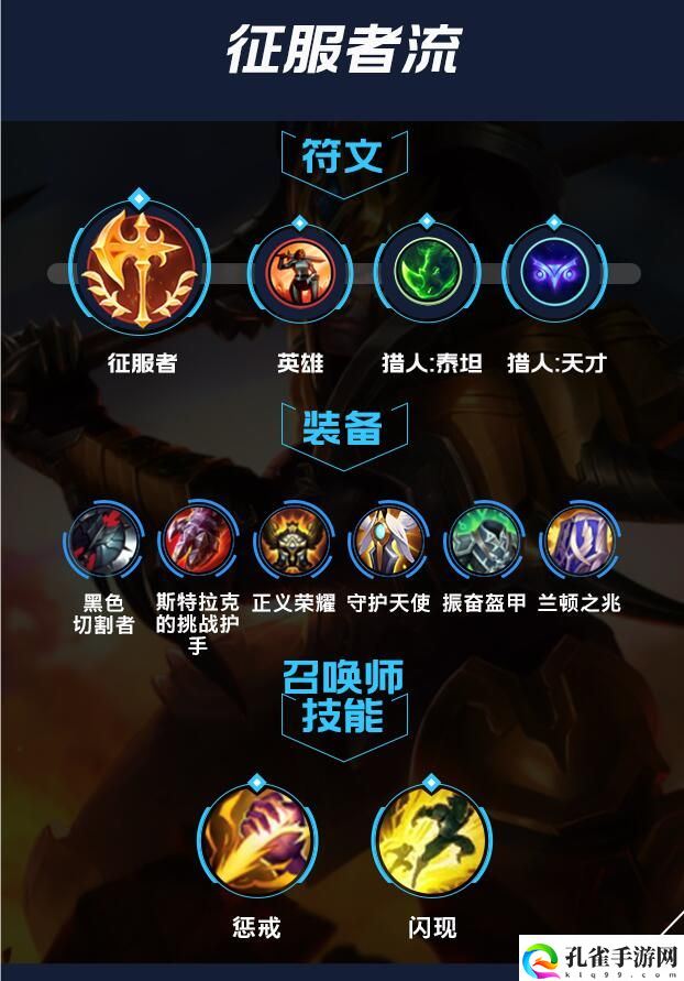 lol手游皇子出装天赋符文怎么加点