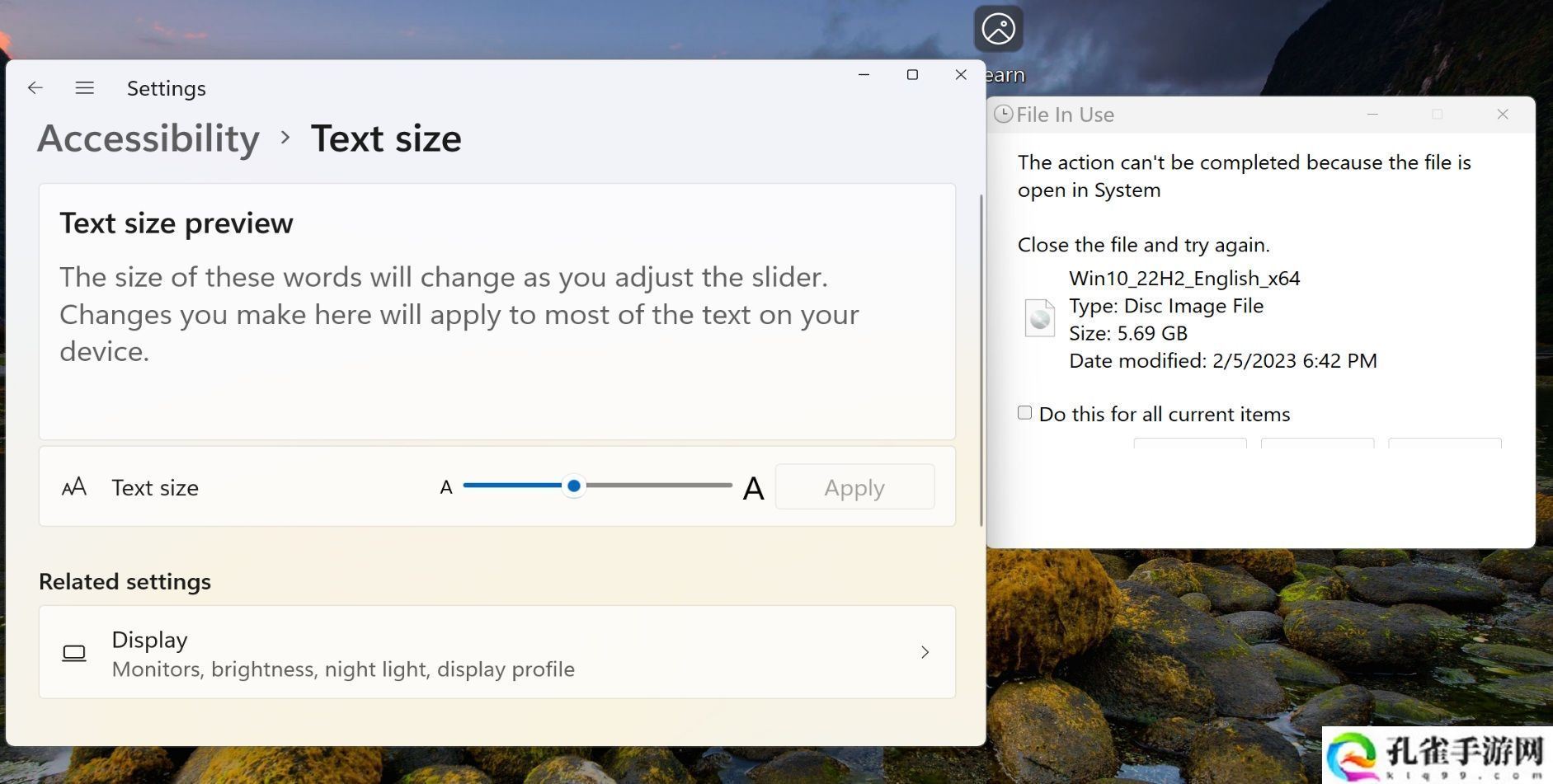 微软 Win11 23H2 预览版新特性:提升文件管理器文本缩放体验