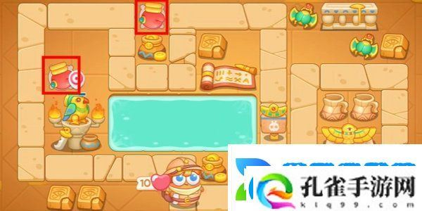 保卫萝卜4法老归来第107关怎么过