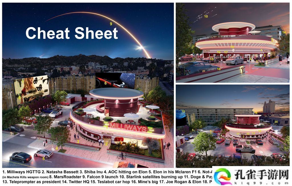 特斯拉餐厅接近完工，有望成美国洛杉矶新地标