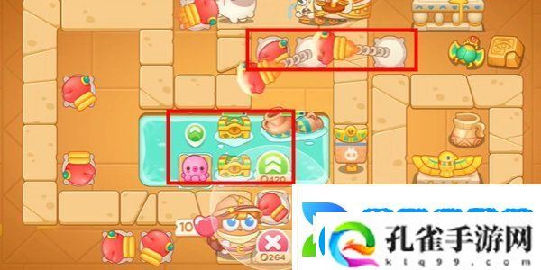 保卫萝卜4法老归来第107关怎么过