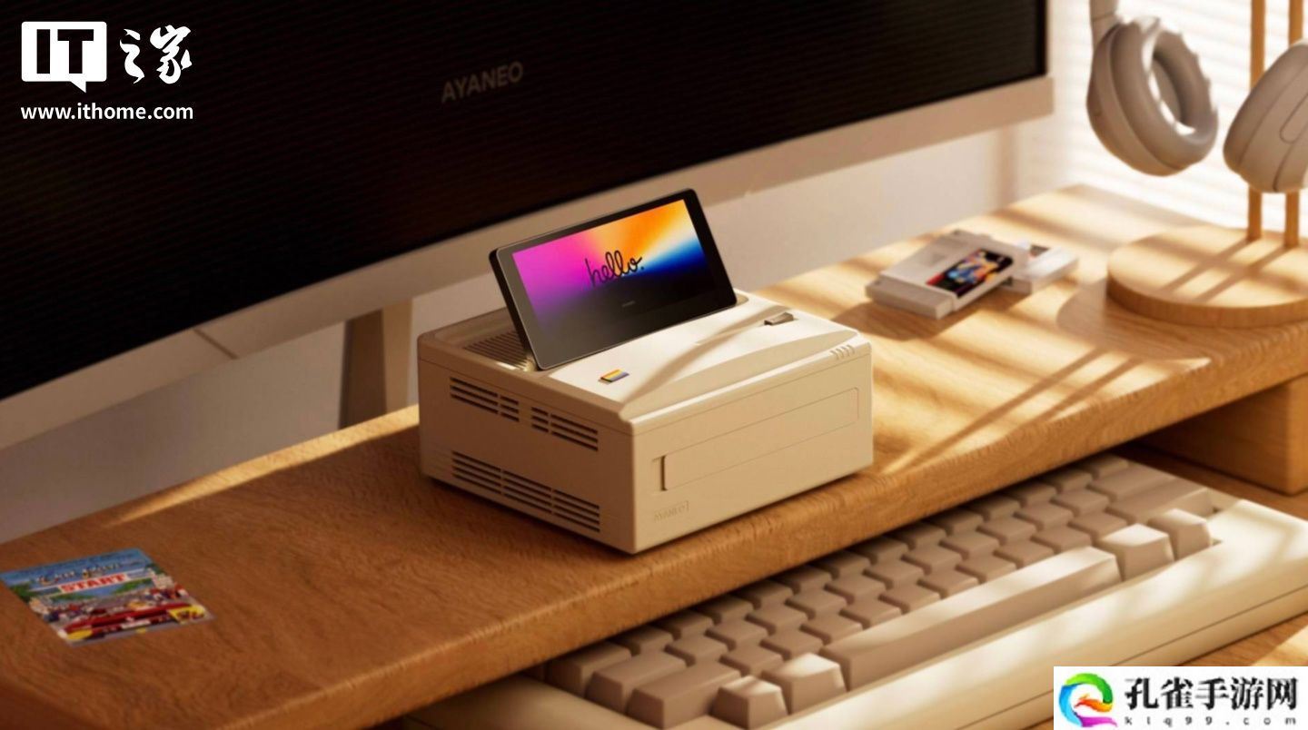 AYANEO Retro Mini PC AM01S 迷你主机规格公布:可选 AI 9 HX 370、搭 4 英寸可调角度触控翻转屏