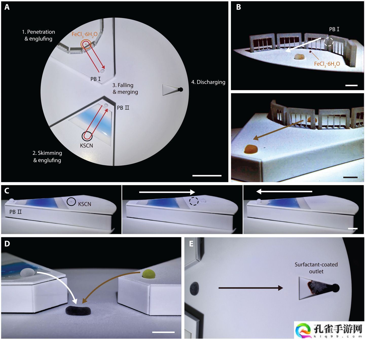 韩国科学家研发出全球首款仿生液态软体机器人，可自由变形穿越金属栅栏