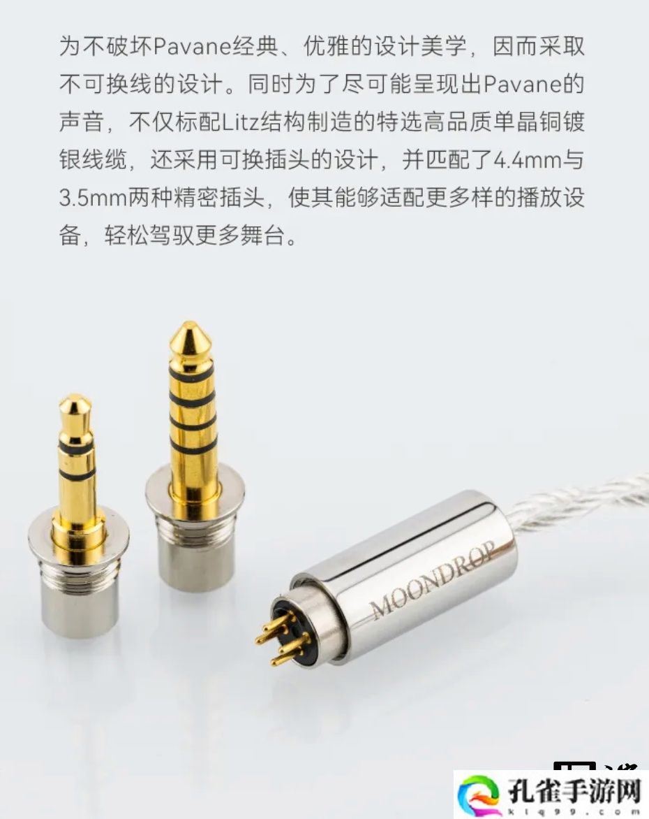 水月雨“帕凡舞曲 Pavane”平头有线耳机发布：抛光不锈钢材质、13.5mm 动圈，1999 元
