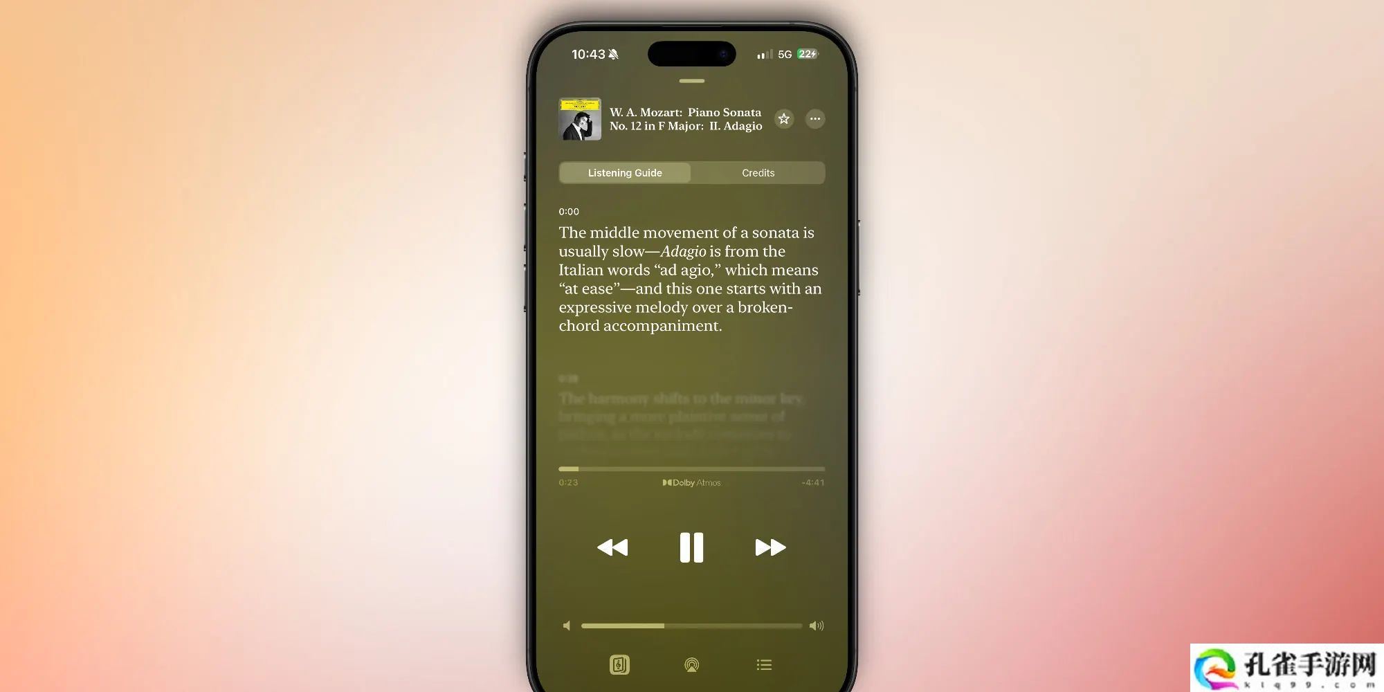 苹果 Apple Music Classical 更新：同步聆听指南、精选电台和个性化推荐