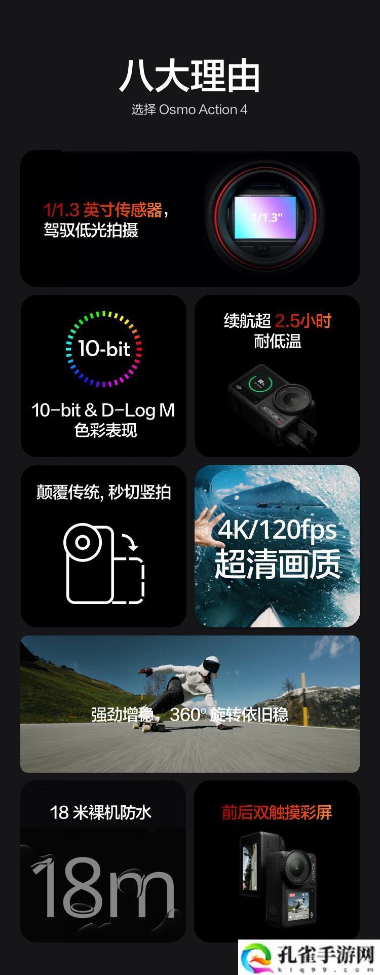 大疆 Osmo Action 4 运动相机迎降价 1000 元“6.1 折”史低优惠，3 月 25 日到手价 1598 元
