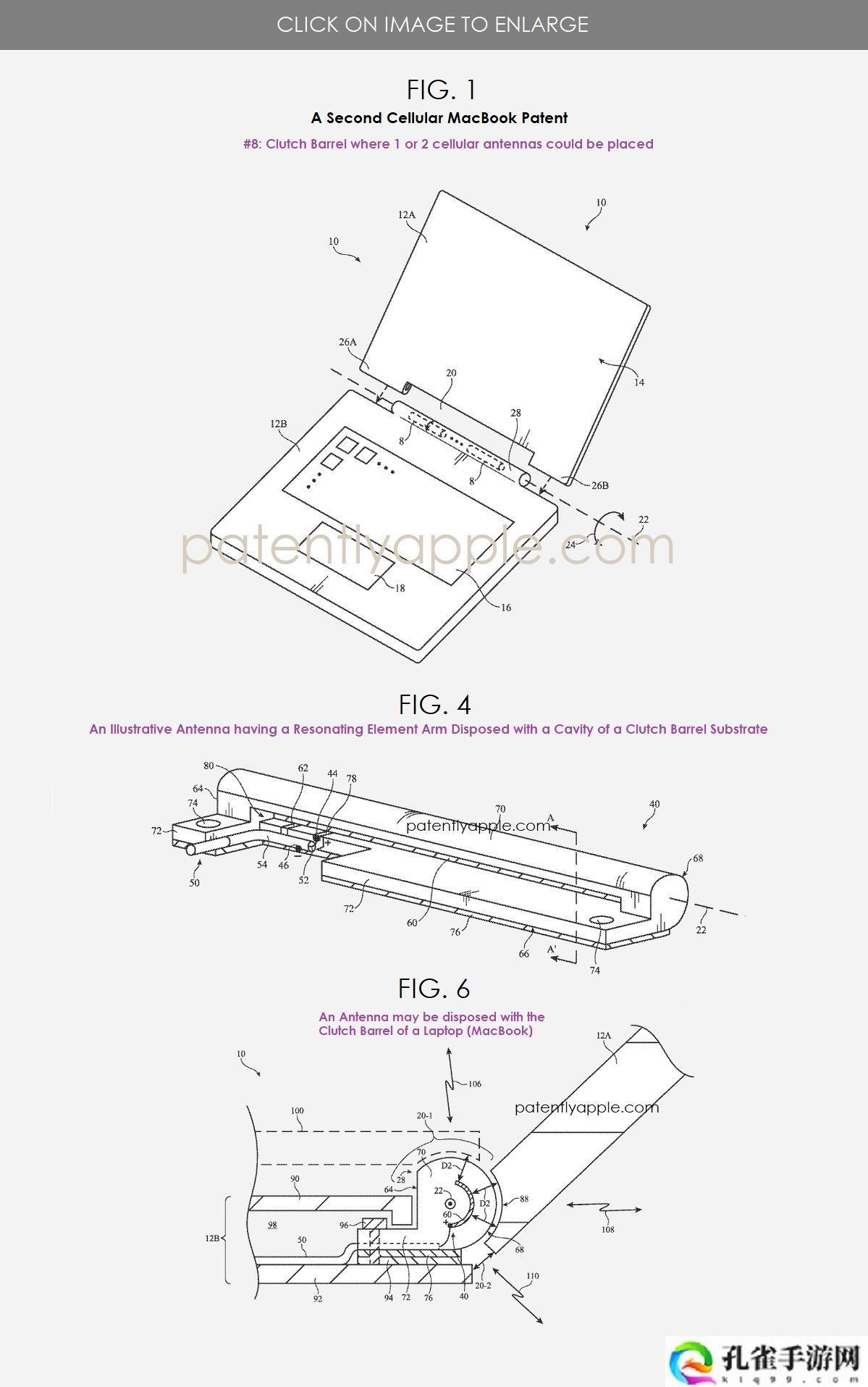 苹果沉寂 8 年后重新提交蜂窝版 MacBook 专利：天线藏于掌托凹槽，最快 2026 年首秀