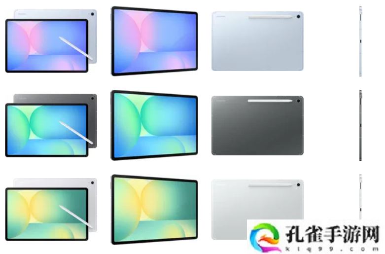三星 Galaxy Tab S10 FE / FE+ 平板渲染图曝光：10.9/13.1 英寸屏幕，厚 6.0 毫米