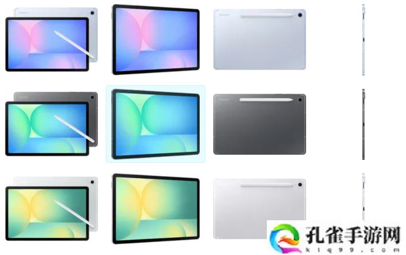 三星 Galaxy Tab S10 FE / FE+ 平板渲染图曝光：10.9/13.1 英寸屏幕，厚 6.0 毫米