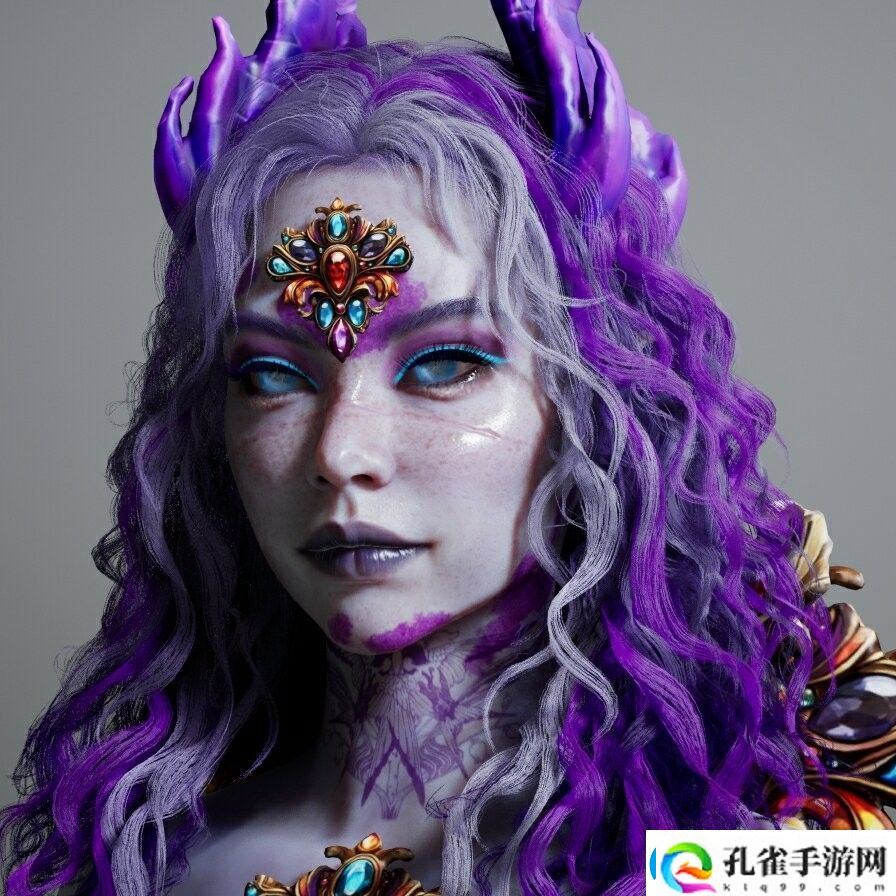 inZOI紫发古神捏脸分享
