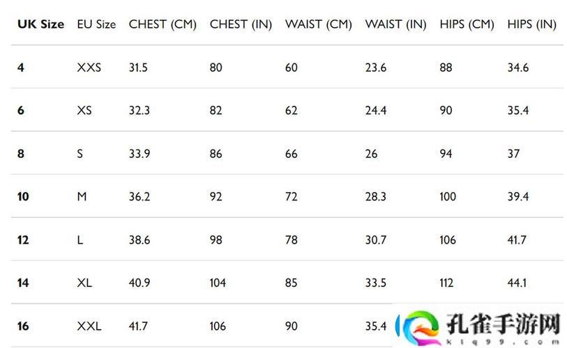 如何理解和使用“欧洲尺码日本尺码专线不卡顿”以选购最合适的服装