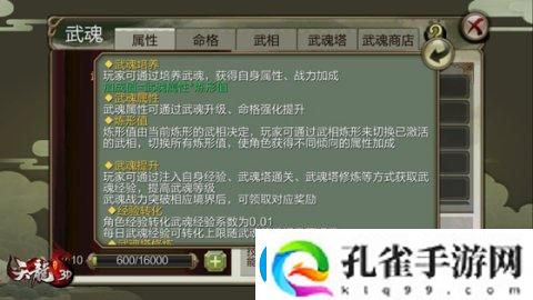 天龙3D武魂攻略一览