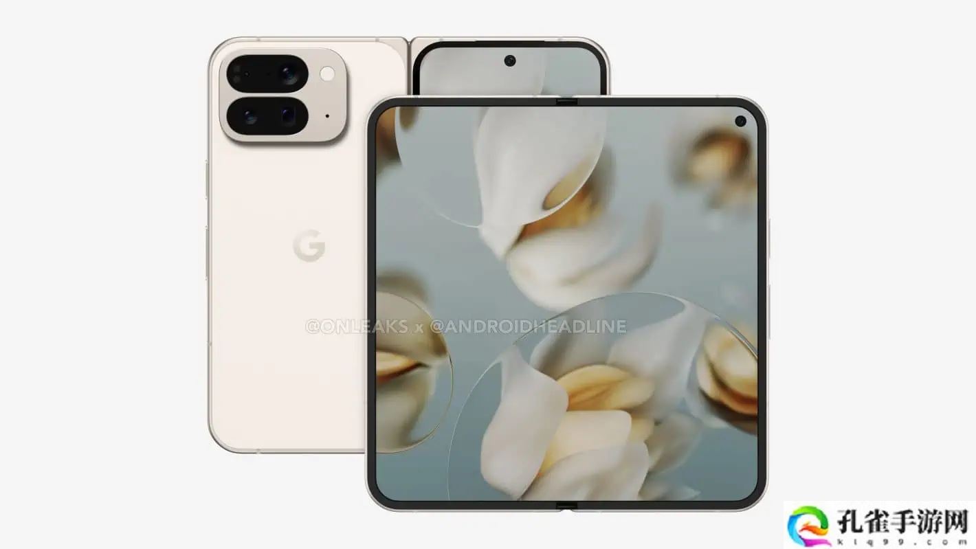谷歌 Pixel 10 Pro Fold 折叠屏手机渲染图亮相，延续前代机型“=”形相机模组