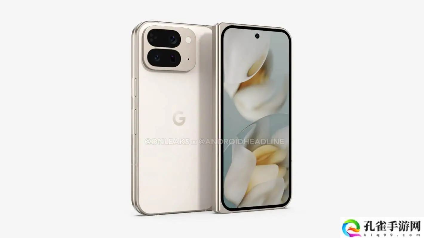 谷歌 Pixel 10 Pro Fold 折叠屏手机渲染图亮相，延续前代机型“=”形相机模组