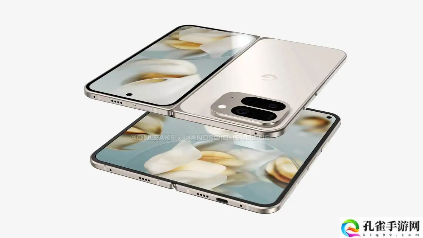 谷歌 Pixel 10 Pro Fold 折叠屏手机渲染图亮相，延续前代机型“=”形相机模组