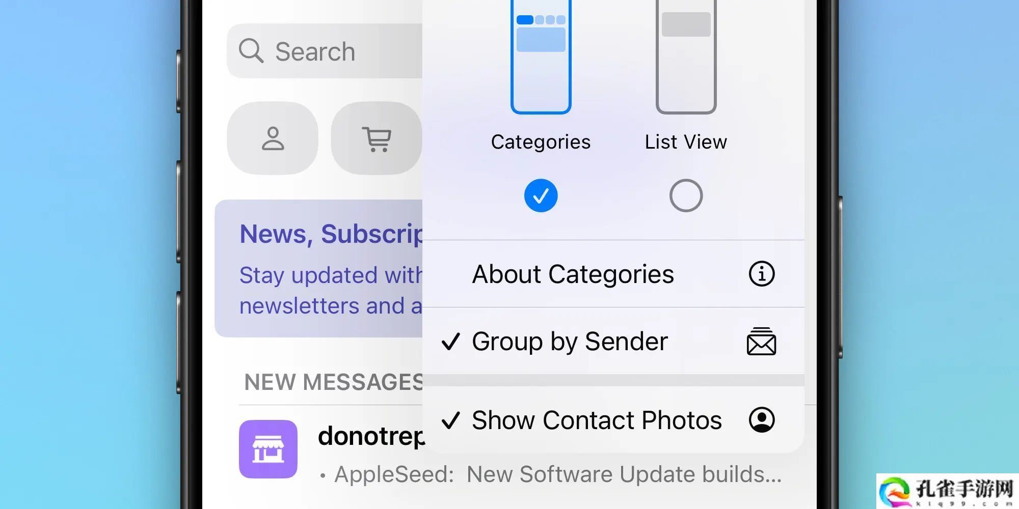 苹果 iOS 18.5 开发者预览版 Beta 发布：邮件应用方便用户切换回传统布局