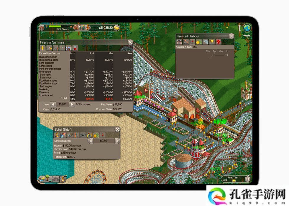 苹果 Apple Arcade 新增 《过山车大亨》等经典游戏