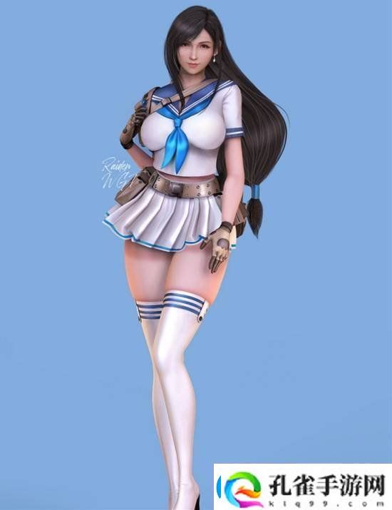 最终幻想7重制版蒂法3D美图赏