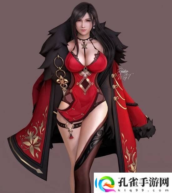 最终幻想7重制版蒂法3D美图赏