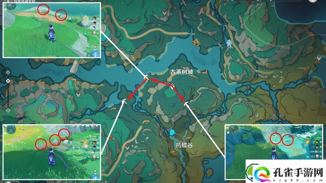原神清水玉采集路线图 闲云突破材料清水玉采集位置图