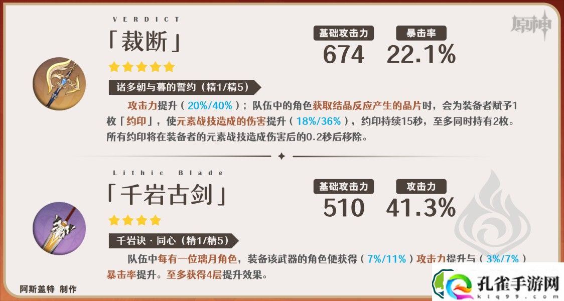 原神嘉明角色怎么玩 嘉明突破材料/武器/圣遗物/队伍搭配攻略