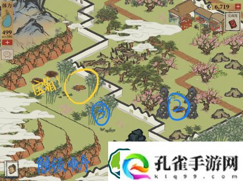 江南百景图桃花坞宝箱位置在哪里