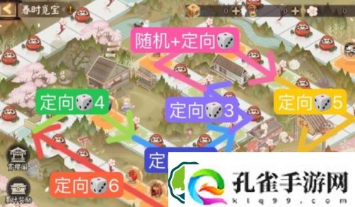 阴阳师春时觅宝怎么走